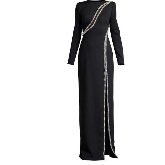 Imitation Pearl & Crystal Detail Long Sleeve Sheath Gown
SHO by Tadashi Shoji - Picture 6 of 10